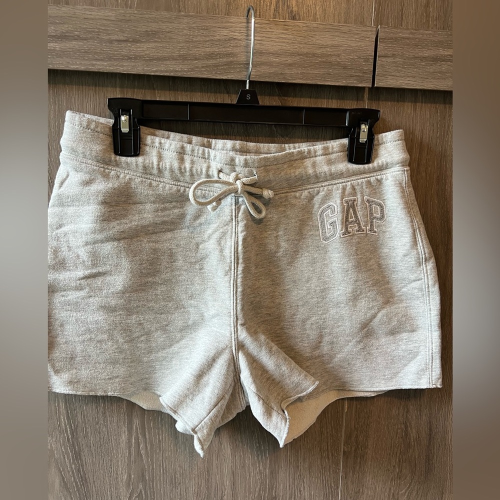 GAP Gray Athletic Shorts with Elastic Waistband